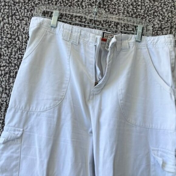 CARIBBEAN JOE Let Go Cropped White Cargo Pants - Picture 7 of 12